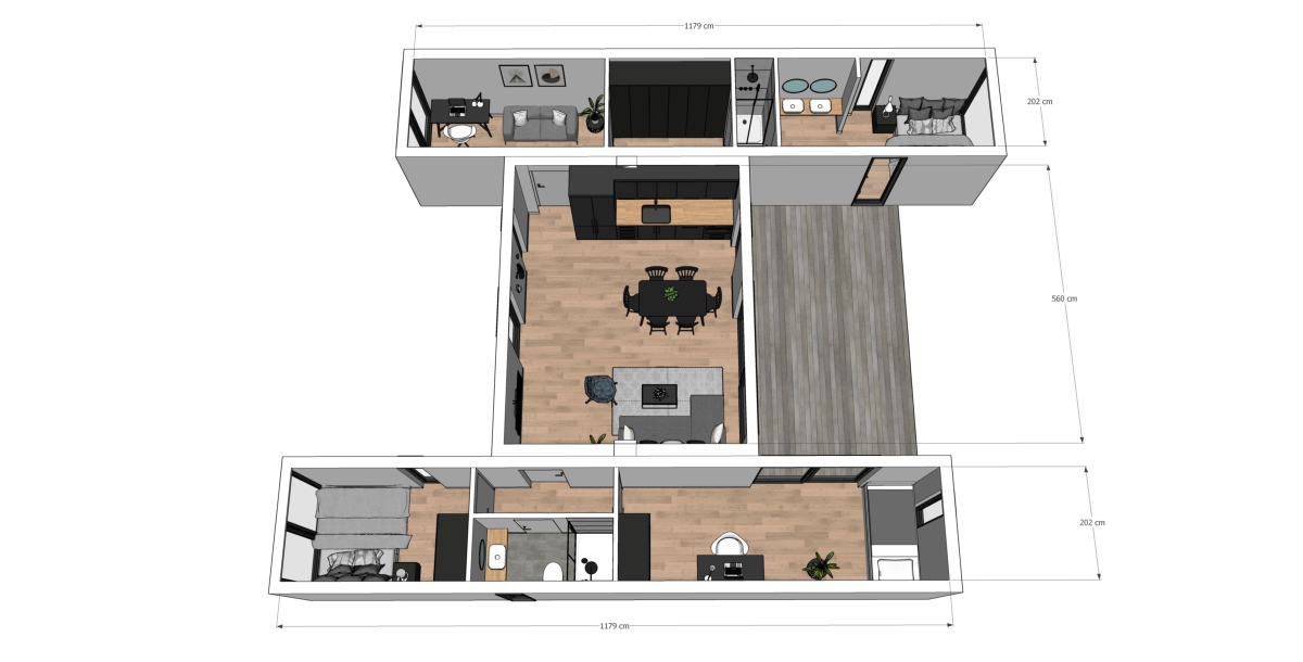 L9 Yük Konteyner Ev 110 m²