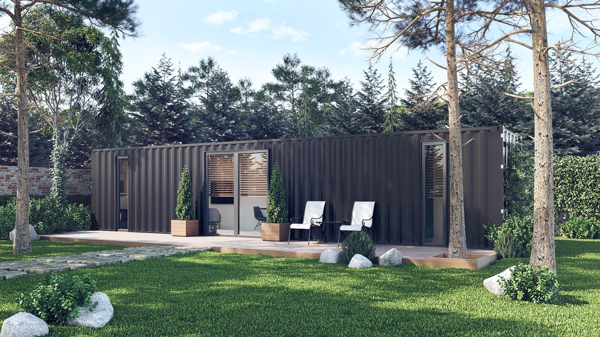 TS4.1 | 40FT HC nakliye yük Konteyner Ev 40 m²